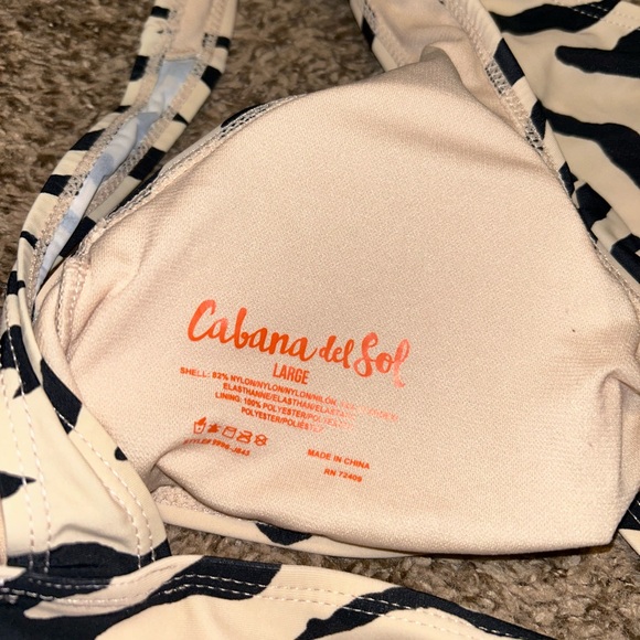 Striped Swimsuit - Picture 4 of 6